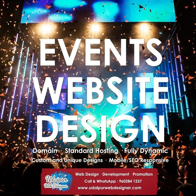 Events Website Design