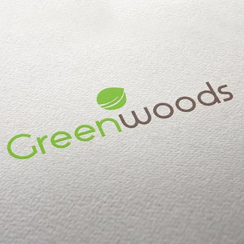 Greenwoods — logos by Udaipur Graphic Designer