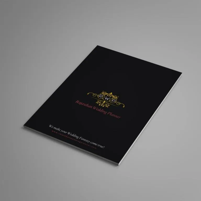 Luxury folder — brochures by Udaipur Graphic Designer