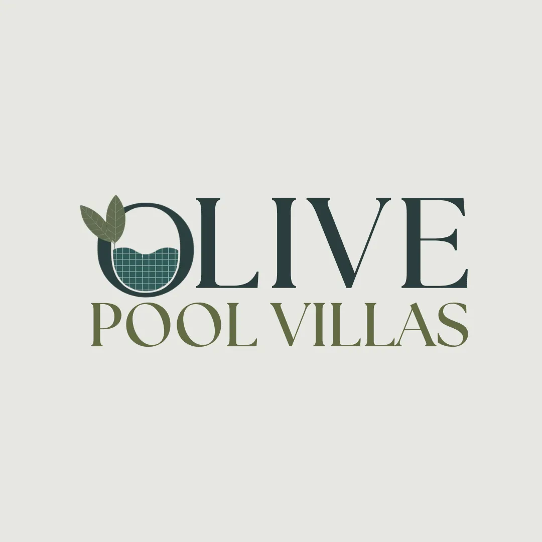 Olive Pool Villas — logos by Udaipur Graphic Designer