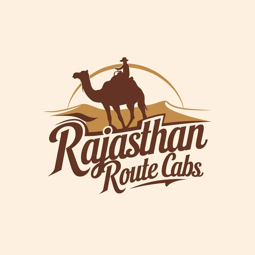 Rajasthan Route Cabs — logos by Udaipur Graphic Designer