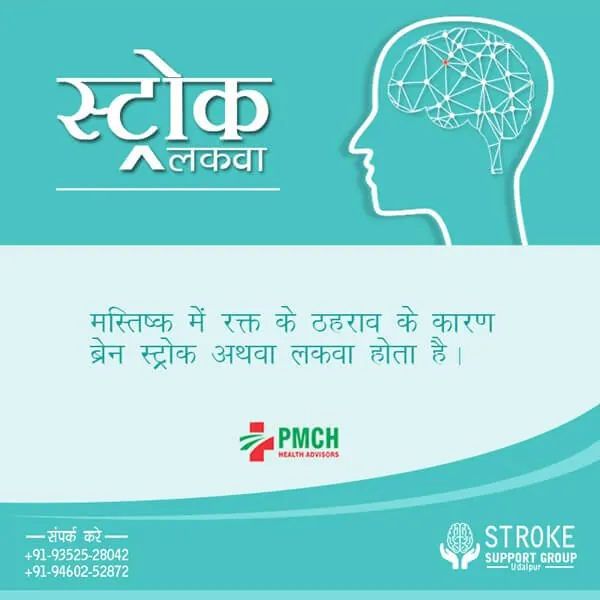 Stroke awareness post — social & posters by Udaipur Graphic Designer
