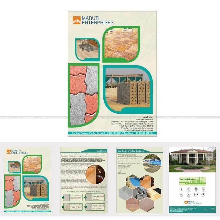 Tri-fold brochure — brochures by Udaipur Graphic Designer
